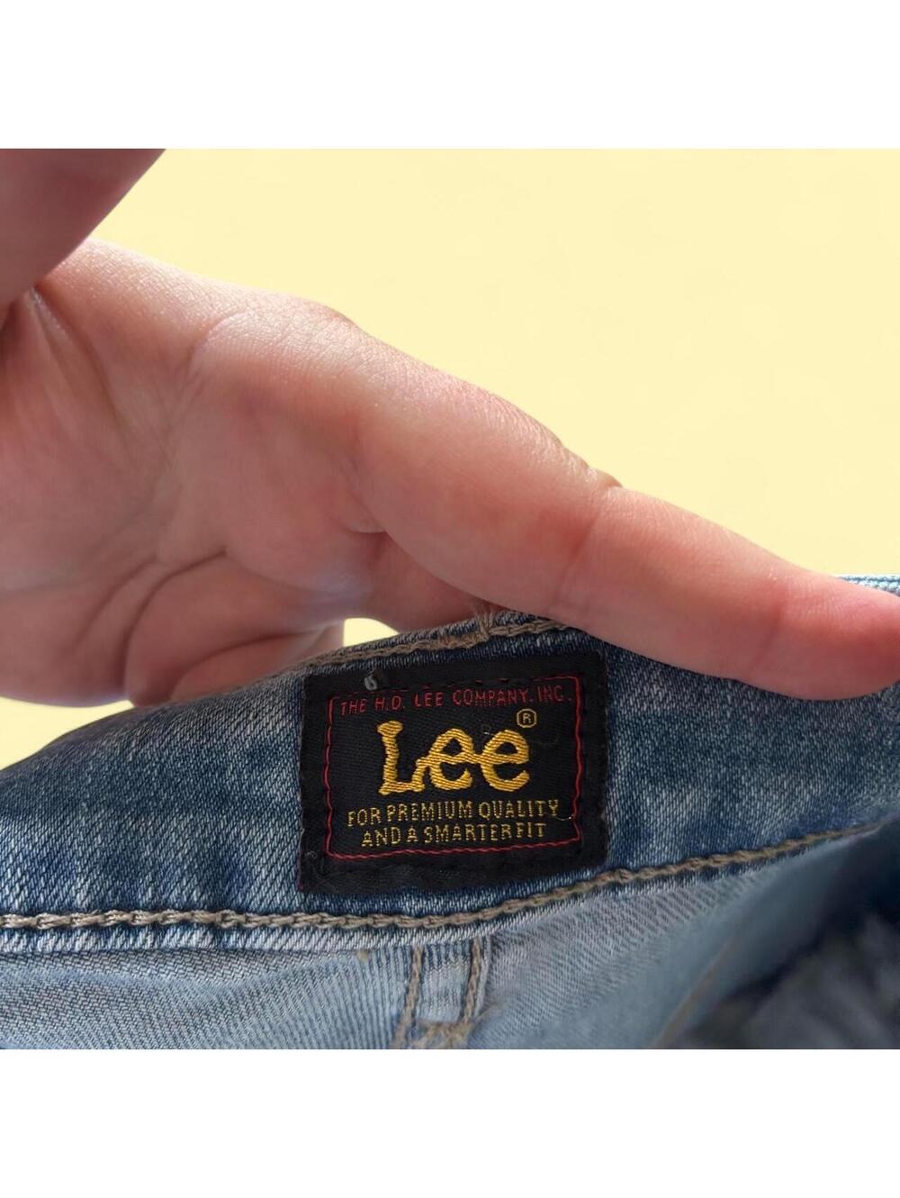 Lee blue denim jeans capris#denim - Picture 3 of 3